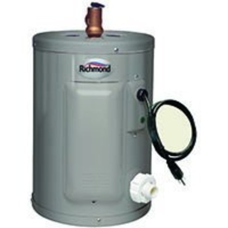 RICHMOND Richmond Essential 6EP2-1 Electric Water Heater, 2.5 gal Tank, 120 V, 1/2 in Water Connection 6EP2-1